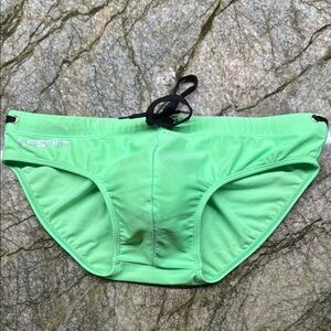 Desmiit Green Swim Briefs